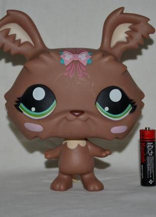 Велика собачка щеня песик pet shop іграшки зоомагазин littlest pet shop lps hasbro оригінал2 фото