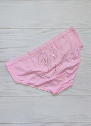 Бавовняні трусики зі стразами victoria's secret оригінал