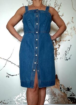 Базовый платье-сарафан из джинса
