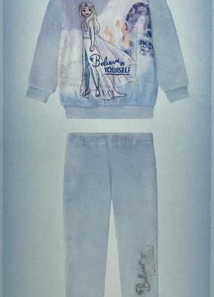 Тепла піжама толстовка і штани frozen холодне серце