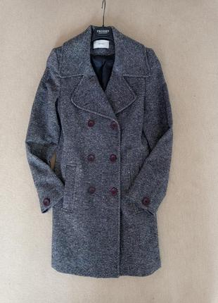 Стильное короткое твидовое пальто vero moda, р.xs-s.
