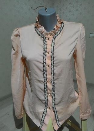 Нежная блуза от goldie estelle (xs) большемерит3 фото