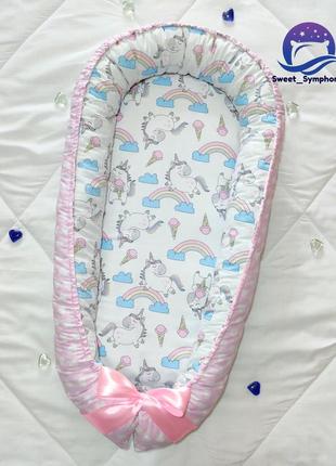 Кокон гніздечко для новонародженого бебинест позиціонер