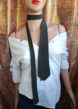 Шёлковый очень красивый галстук в принт этно ацтеков саржевый шёлк debenhams6 фото