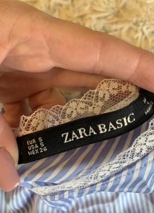 Майка zara річна на бретельках в смужку красива стильна класна красива модна4 фото