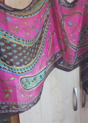 Индийский шелковый шарф