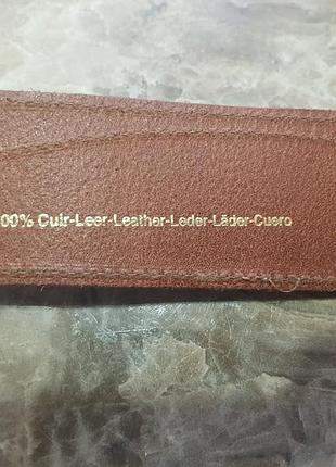 Кожаный ремень cuir-leer-leather-leder-cuero