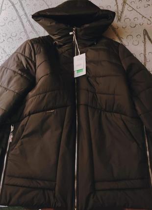 Зимова курточка великого розміру.1 фото