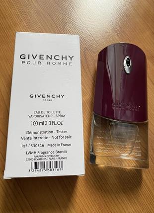 Givenchy pour homme (тестер) 100 ml.1 фото