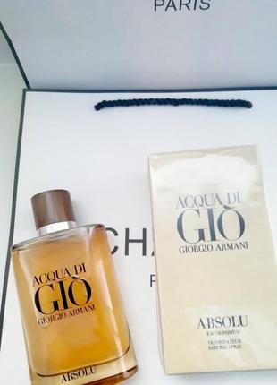 Giorgio armani acqua di gio absolu💥оригинал распив аромата затест