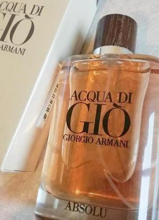 Giorgio armani acqua di gio absolu💥оригинал распив аромата затест4 фото