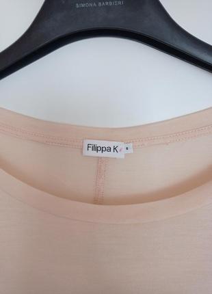 Шикарная нежная базовая футболка от filippa k, xs -m2 фото