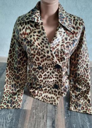 Тренч-піджак еко шкіра весна розмір s