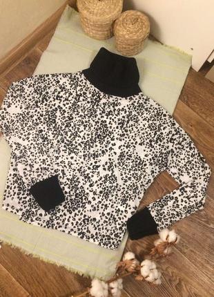 Кофта гольф леопардовый принт bershka leopard