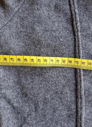 Flore amsterdam женское демисезонное пальто - кардиган 80% шерсть мериноса серое10 фото