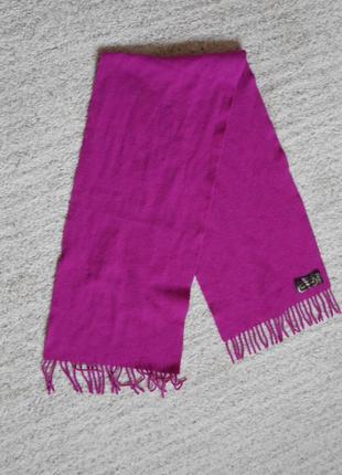 Шарф 100 % вовна 136 см х28 см