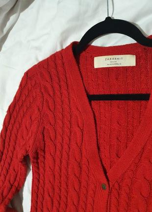 Кардиган вязаний zara knit2 фото