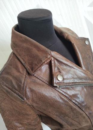 Шкіряна куртка new vintage look5 фото