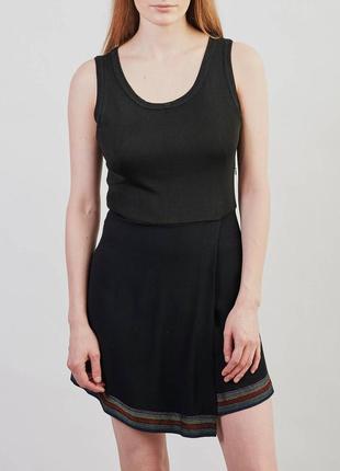 Комбіноване базове сукня –міні sandro на запах1 фото
