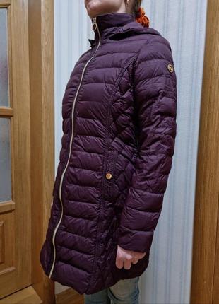 Демісезонна жіноча куртка від преміум бренду michael kors женская курточка пуховик пуховая бордова2 фото