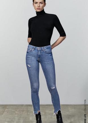 Zara джинсы skinny