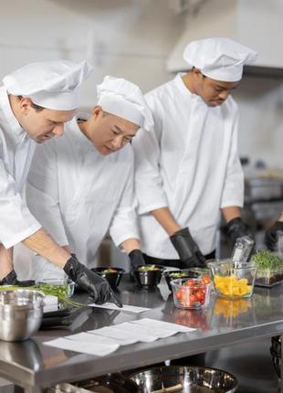 Поварской колпак vsetex белый 4