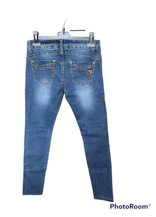 Синие джинсы скини в идеальном состоянии3 фото