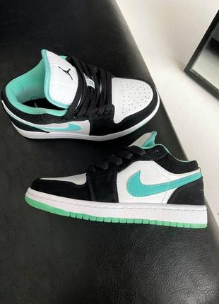 🖤💙nike stuff air jordan 1 retro low aurora💙🖤кросівки жіночі найк джордан, жіночі кросівки весна-осінь