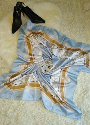 Палантин, шарф, хустка, блакитна