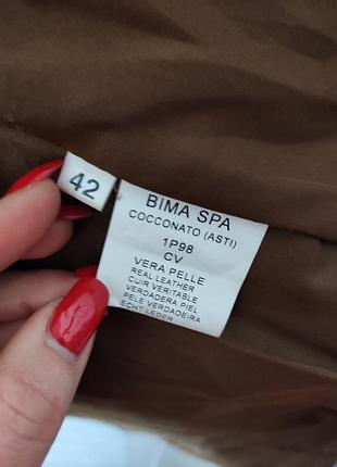 Кожаная куртка пиджак vera pelle