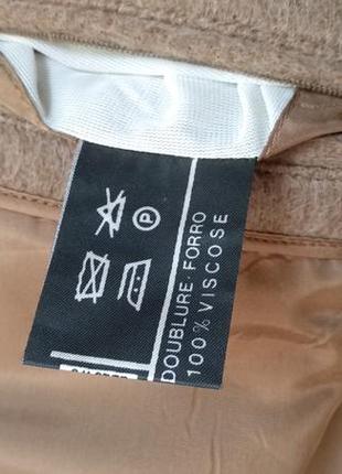 Шерстяное пальто deflinger премиум бренд австрия вискоза шерсть6 фото
