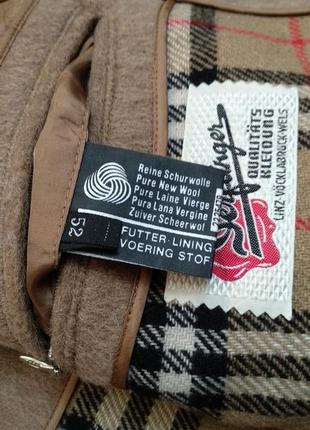 Шерстяное пальто deflinger премиум бренд австрия вискоза шерсть5 фото
