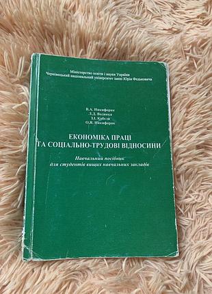 «економіка праці та соціально-трудові відносини»