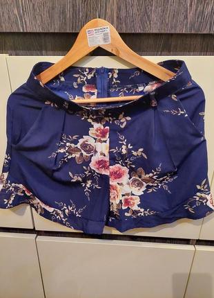 Літні шорти , цветочний принт
