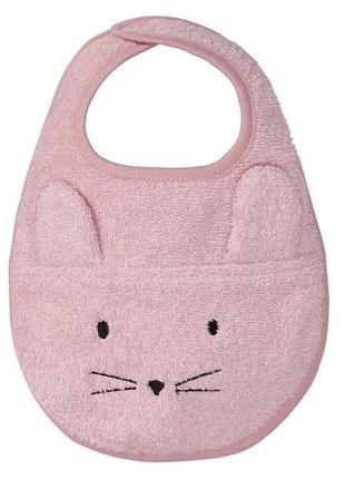 Махровий слинявчик для дівчинки