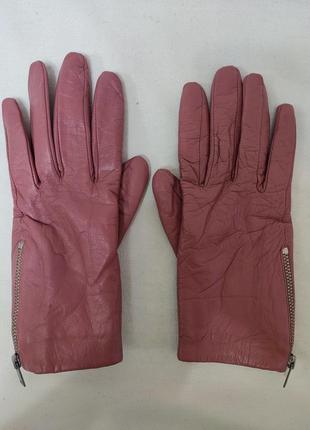 Жіночі шкіряні рукавички. розмір 7,5