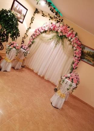 Весільна арка з 4ма підставками2 фото