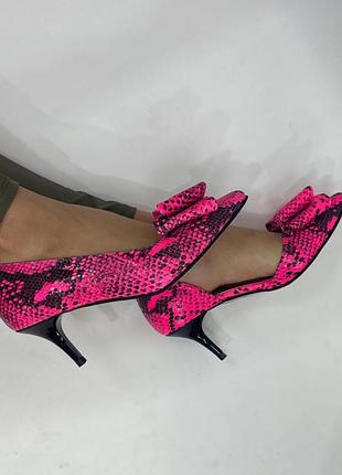 Човники каблук крокуль krok 👠 шкіра натуральна 35-41рр