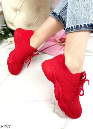 Текстильные кроссовки на шнурках акция 40 размер