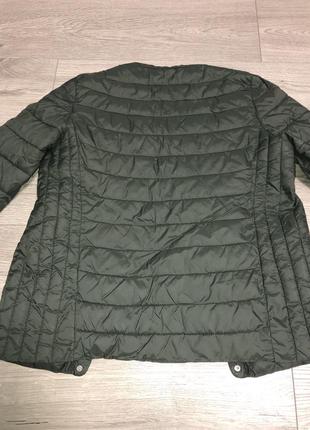 Легкая тонкая  курточка oggi темно зелёного цвета4 фото