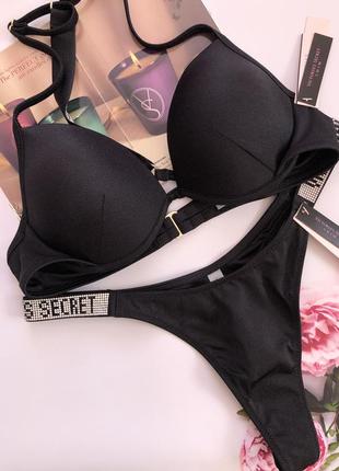 Купальник со стразами