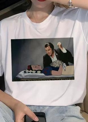 Футболка криминальное чтиво белоснежка