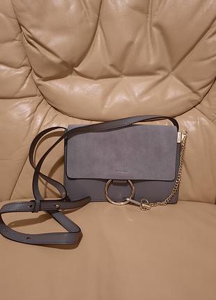 Брендовая кожаная сумка chloe