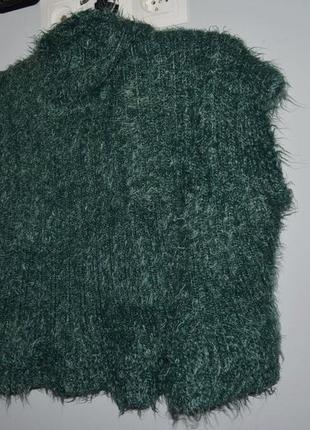 Безразмерный обалденный модный кардиган джемпер накидка болеро летучая мышь италия травка4 фото