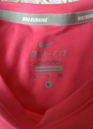 Футболка nike dri-fit для бігу жіноча спортивна футболка3 фото