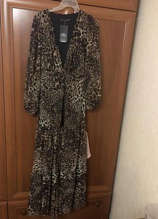 Леопардовое лёгкое платье, туника2 фото
