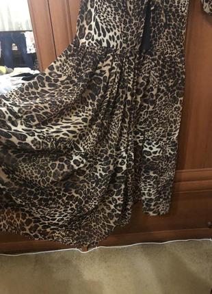 Леопардова легке плаття, туніка4 фото