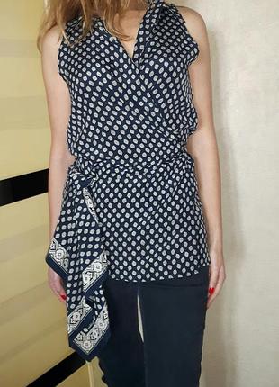 Эксклюзивная шелковая блуза топ туника max mara оригинал