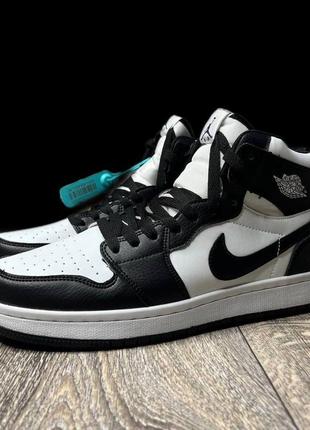 Кросівки nike air jordan 1 black/white