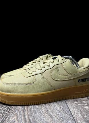 Кросівки nike air force low gore-tex beige